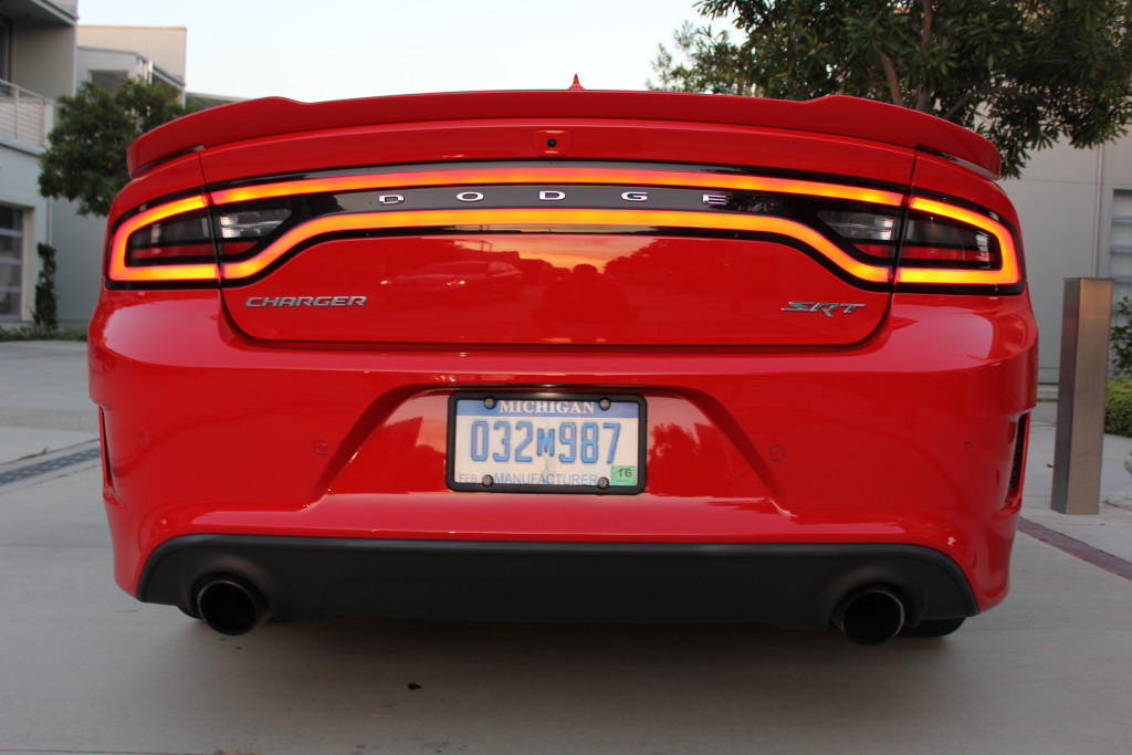 2015 Dodge Charger SRT Hellcat Taillights MilesPerHr