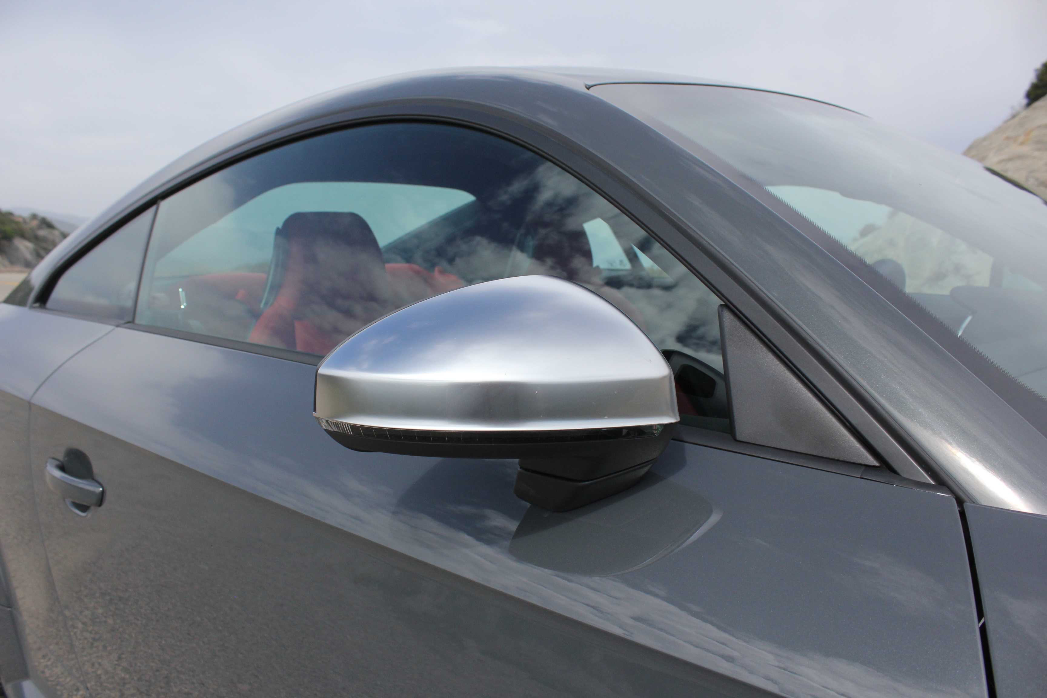 2016 Audi TTS mirror MilesPerHr