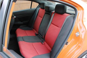 2015 Honda Civic Si Sedan back seats