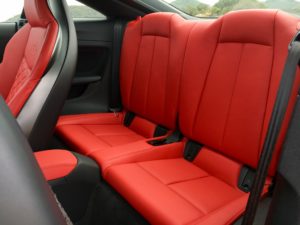 2016 Audi TT-S rear seats