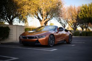 i8 Roadster front angle