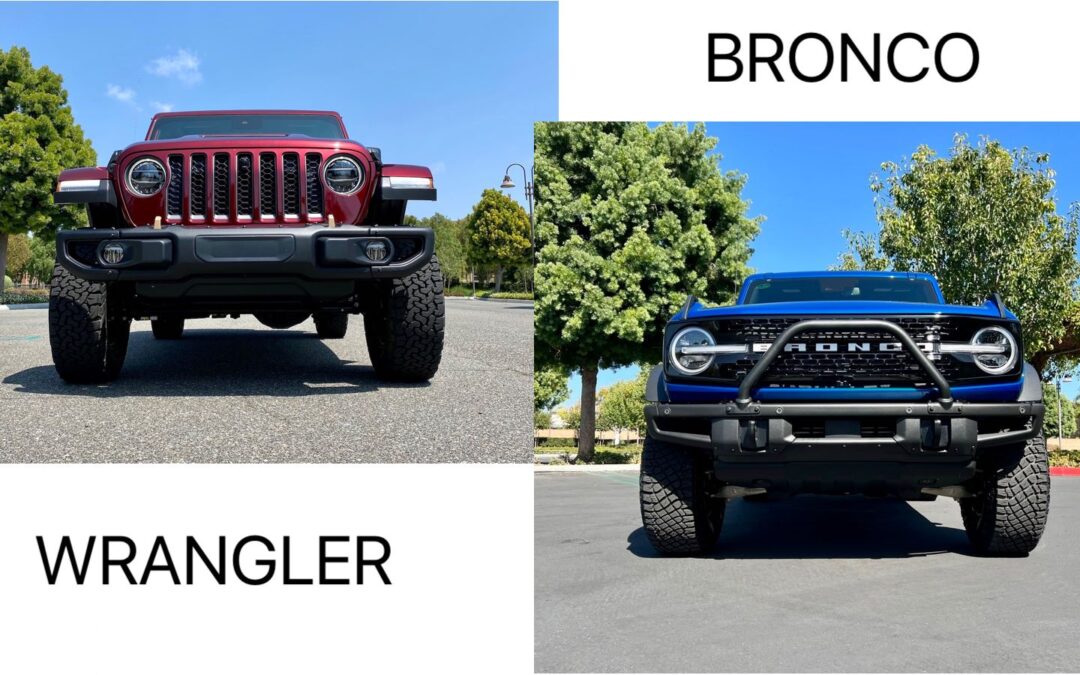 Comparison: Ford Bronco vs Jeep Wrangler