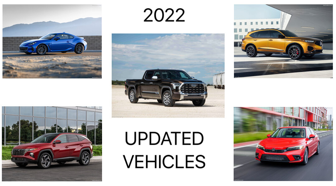 2022’s Top Updated Vehicles
